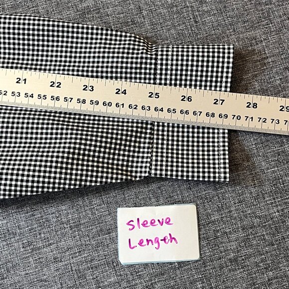 Fred Perry Gingham Check Cotton Button Down Long Sleeve Shirt - Men's Size XL - Picture 10 of 12